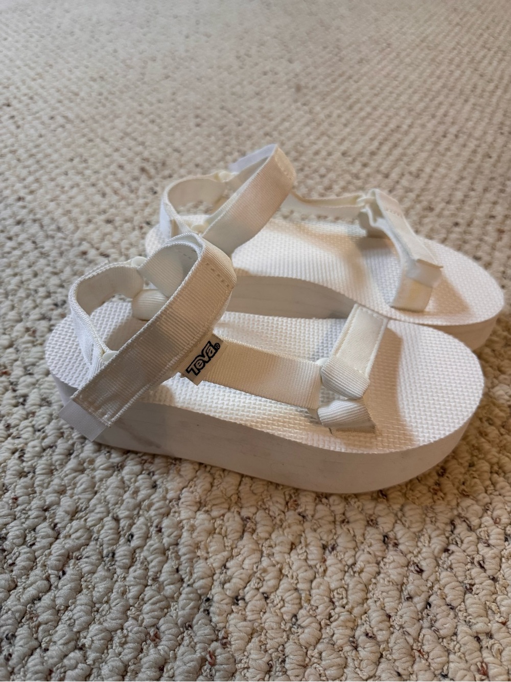 Teva Women’s Platform Sandal in White - Picture 4 of 9